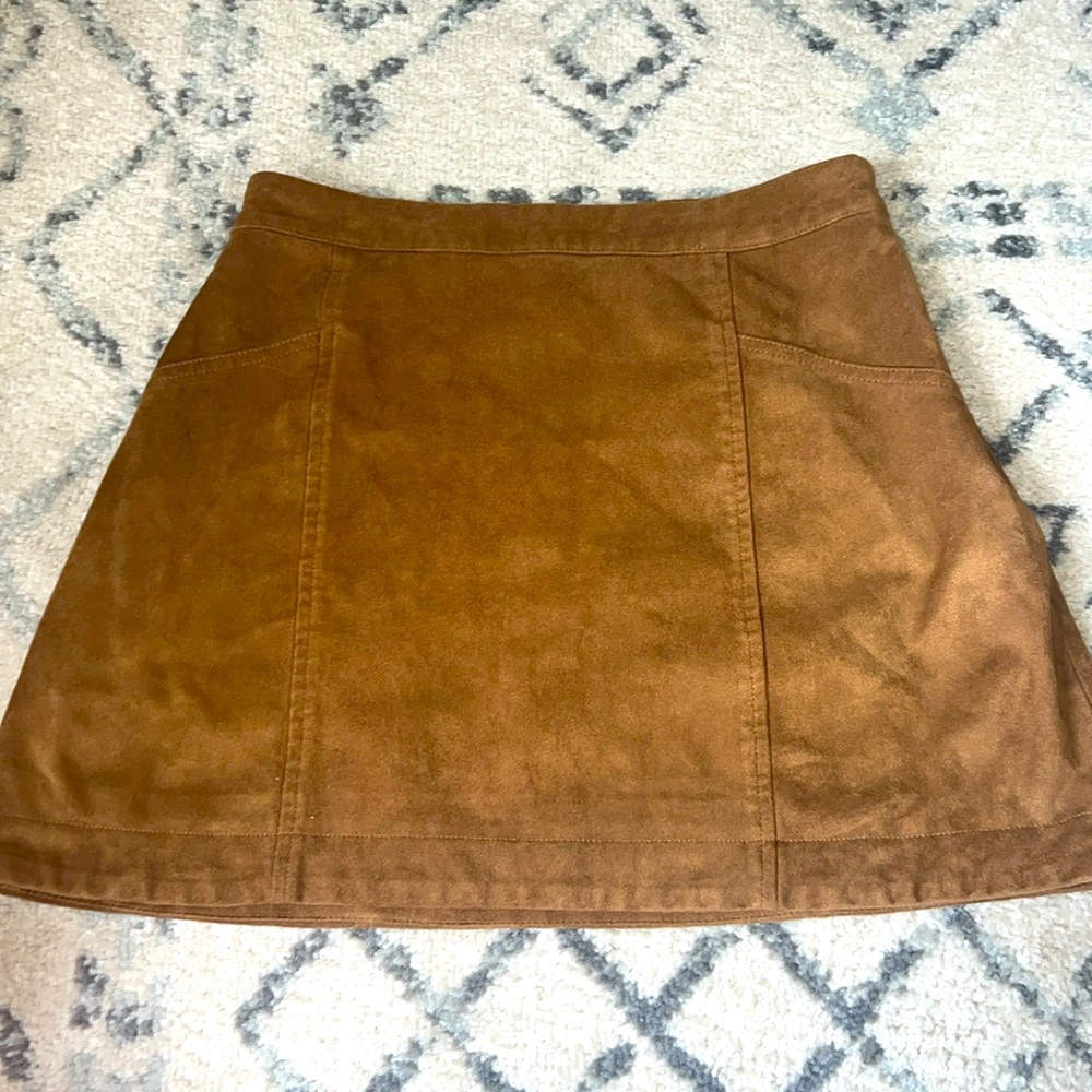 Abercrombie suede Skirt